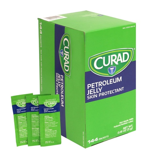 [M468-002] First Aid Only Lubricating Petroleum Jelly Packets, 144/Box