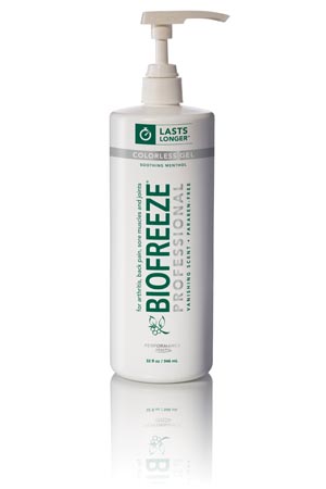 [13431] RB Health LLC Biofreeze® Professional, 32 oz Gel Pump, Colorless (36 cs/plt) (091789)