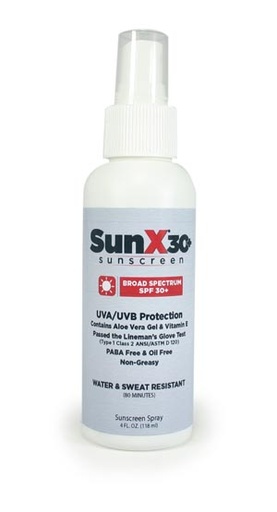[18-304] First Aid Only/Acme United Corporation SunX30 Sunscreen Spray, 4oz, Pump