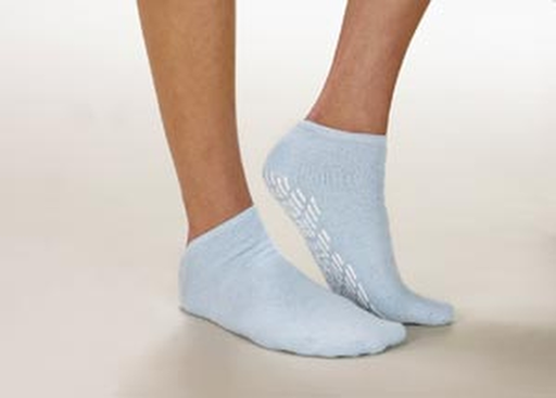 [80110] Albahealth, LLC Slippers, Adult Medium, Double Tread, Blue