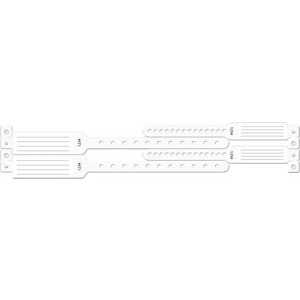 [445C] Medical ID Solutions Wristband Set, 4-Part, Mother-Baby Set, Insert, Custom Printed, White