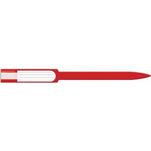 [8144] Medical ID Solutions Wristband, Adult/ Pediatric, Insert, Self Adhesion, Soft Vinyl, Red