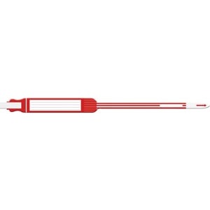 [7244] Medical ID Solutions Wristband, Adult, Insert, Self Adhesion, Tri-Laminate, Red