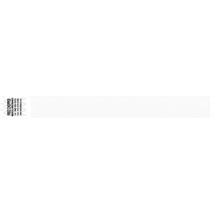 [2001C] Medical ID Solutions Wristband, Tyvek, 1", Custom Printed, White, 1000/bx