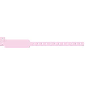 [107] Medical ID Solutions Wristband, Adult/ Pediatric, Write-On Vinyl, Pink