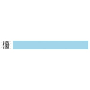 [2108] Medical ID Solutions Wristband, Tyvek 1", Solid Light Blue, 1000/bx