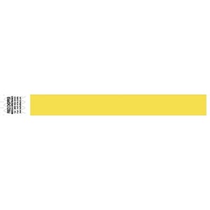 [2106] Medical ID Solutions Wristband, Tyvek 1", Solid Yellow, 1000/bx
