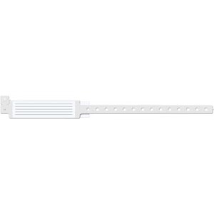 [240] Medical ID Solutions Wristband, Adult, 12", Insert Vinyl, Clear