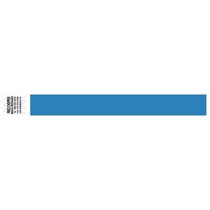 [2102] Medical ID Solutions Wristband, Tyvek 1", Solid Blue, 1000/bx