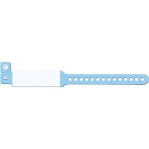 [322] Medical ID Solutions Wristband, Infant, Imprinter Vinyl, Blue