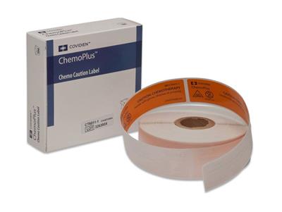 [CT6006-1] Chemo Caution Label, 0.5" x 3", 500/rl, 4 rl/cs