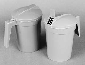 [H222-07] Deluxe Carafe, Straw Port, Turquoise