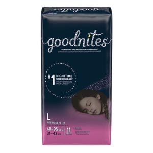 [53363] Kimberly-Clark Consumer Youth Pants, Girl, Large, Jumbo, 11/pk, 4 pk/cs (48 cs/plt)