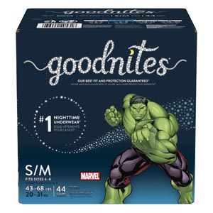 [40531] Kimberly-Clark Consumer Youth Pants, Boy, Small/ Medium, Giga Pack, 44/pk, 1 pk/cs