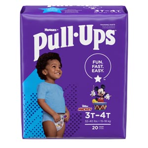 [51355] Kimberly-Clark Consumer Training Pants, 3T-4T, Boys Jumbo Pack, 20/pk, 4 pk/cs