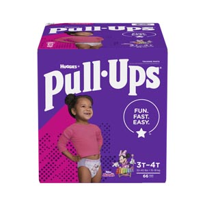 [45127] Kimberly-Clark Consumer Training Pants, 3T-4T, Girls Giga Pack, 66/pk, 1 pk/cs