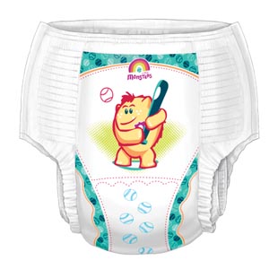 [70063BA] Training Pants, Boys, Medium, 2T/3T (18-34 lbs), 26/bg, 4 bg/cs