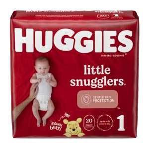 [34717] Kimberly-Clark Consumer Little Snugglers, Size 1, 20/pk