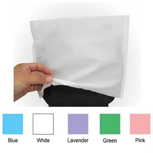 [UBC-80262] Headrest Covers, Paper/Poly, 10" x 10", White