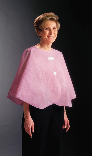 [29047] Graham Medical Exam Poncho, Mauve, 48" x 23"