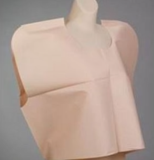 [910532] Exam Cape, 30" x 21", Peach, T/P/T