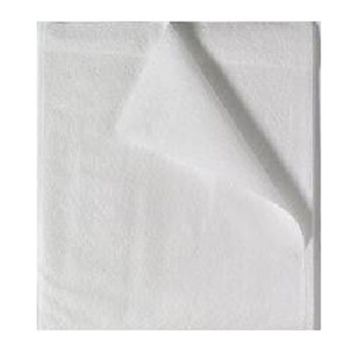 [9810826] Drape Sheet, 40" x 60", White, 2-Ply Tissue, Latex Free (LF)