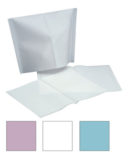 [3020] Head Rest Cover, 10" x 10", Tissue Poly, Lavender