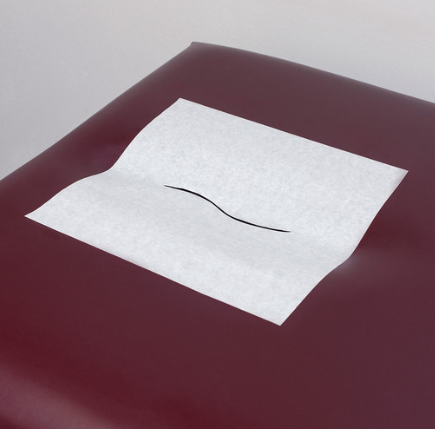 [583] Headrest Sheets w/Slit, 12" x 24" (72 cs/plt)