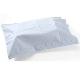 [703] Pillowcase, Tissue/Poly, 21&quot; x 30&quot;, Blue (100 cs/plt)