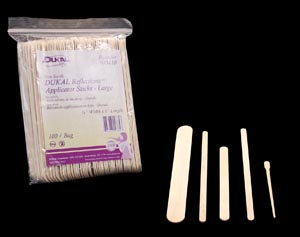 [900414] Spa Wood Applicator, 1/8" x 5½", Strong, 100/pk, 25 pk/cs
