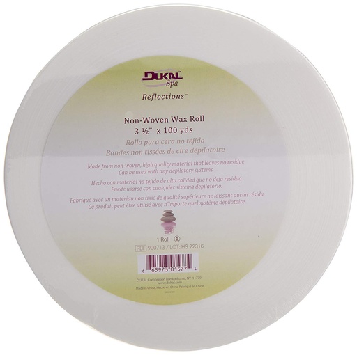 [900713] Non-Woven Waxing Roll, 3.5" x 100 yd Roll, 10 rl/cs