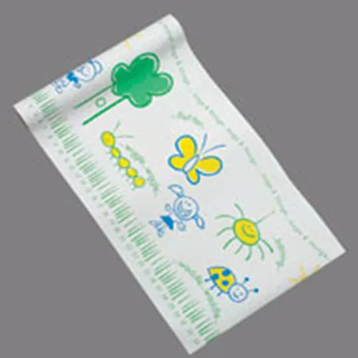[981421] Exam Table Paper, 21" x 125 ft, Pediatric Print, Bugs & Things, Crepe, Latex Free (LF)