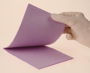 [WEXALV] Crosstex International Towel, 2-Ply Paper, Poly, 18" x 13", Lavender