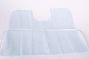 [917443] Deluxe PolyTowel, Neck Cutout, 17" x 18", Blue (20 cs/plt)