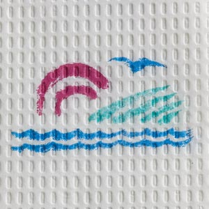 [177] Graham Medical Seascape® Towel, 13½" x 18", 3-Ply