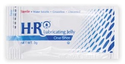 [207] HR Pharmaceuticals HR® Lubricating Jelly, 3gm, One Shot®, 144 ea/bx (112 cs/plt)