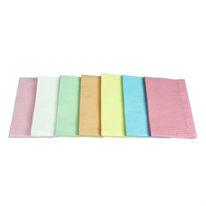 [UPB-6901] UNiMAX Patient Bib, 18"x25", 2-Ply Paper + Poly, Blue