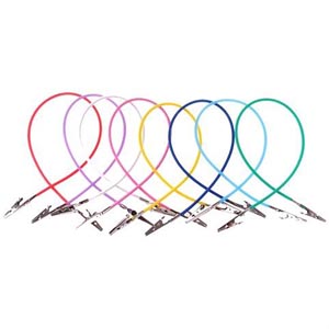 [UBC-6409] Autoclavable Bib Clips, Pink, 1/bg, 50 bg/cs