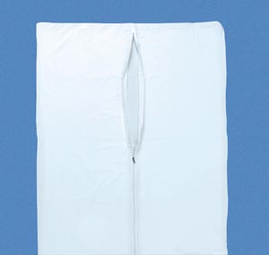 [904] Busse Hospital Disposables, Inc. Post Mortem Kit, White, Straight Zipper, 3 White Tags