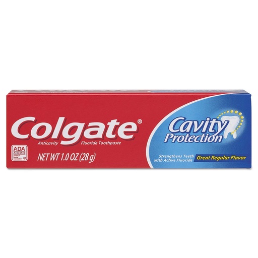 [11900041] Bunzl Distribution Midcentral, Inc. Anti-Cavity Toothpaste, Trial Size, 1 oz Tube, White