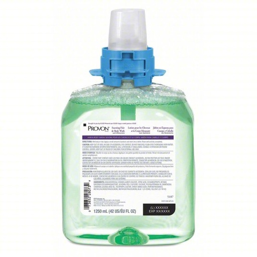 [5187-04] Foaming Hair & Body Wash, Moisturizers, FMX-12™, 1250mL, 4/cs