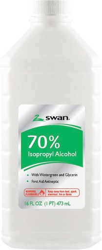 [1000032409] Wintergreen Isopropyl Rubbing Alcohol, 70% IPA, 16 oz, 12/cs (132 cs/plt) (84543)
