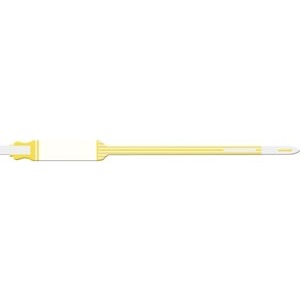 [7126] Wristband, Adult/ Pediatric, Imprinter Tri-Laminate, Self Adhesion, Yellow, 250/bx