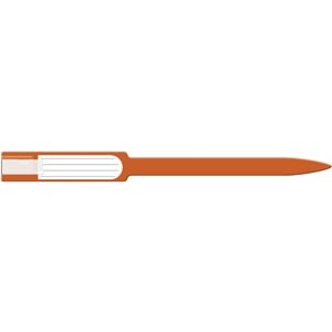 [8145] Wristband, Adult/ Pediatric, Insert, Self Adhesion, Soft Vinyl, Orange, 250/bx