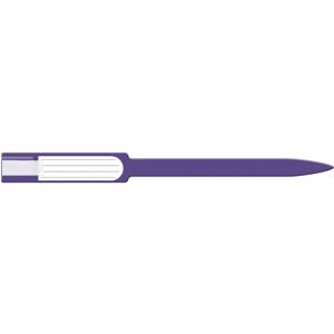 [8147] Wristband, Adult/ Pediatric, Insert, Self Adhesion, Soft Vinyl, Purple, 250/bx