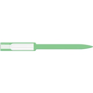 [8543] Wristband, Adult/ Pediatric, Insert, Self Adhesion, Sealing, Soft Vinyl, Green, 250/bx