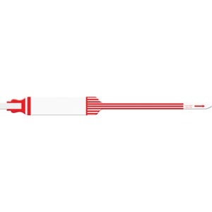 [7424] Wristband, Adult, Extra Wide, Imprinter Tri-Laminate, Self Adhesion, Red, 250/bx