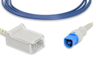 [E710M-430] SpO2 Adapter Cable, 300cm, Philips Compatible w/ OEM: 2270, LNC MP10, 2281, 989803148221