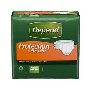 [35458] Overnite Briefs, Maximum Absorbency, Large/ X-Large, 16/pkg, 3 pkg/cs