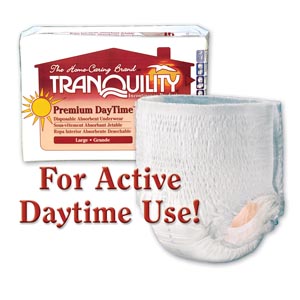 [2106] Underwear, Large Daytime DAU, 45"-54", 170-210 lbs, 25 fl oz Capacity, 16/pk, 4 pk/cs